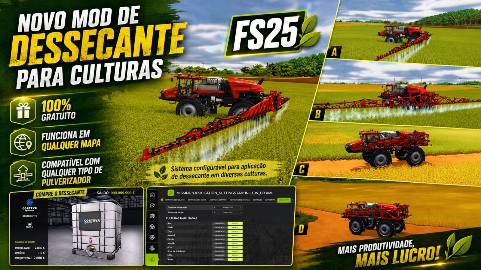 Dessecador de culturas FS25